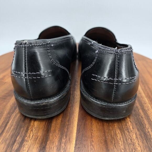 Allen Edmonds Ellington Loafers Men\'s 9 B Black Leather Full Strap Dress Shoes main image 8